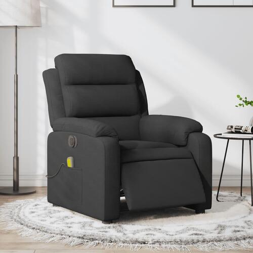 Eldrevet massagestol stof sort