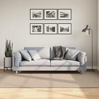 Gulvtæppe HUARTE 160x230 cm kort luv og vaskbart sandfarvet