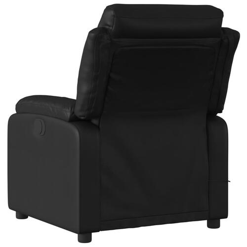 Massagestol kunstlæder sort