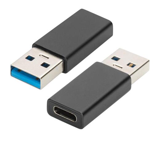 USB-C til USB-adapter Ewent EW9650 Sort