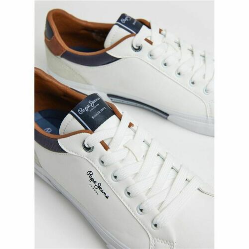 Herre sneakers Pepe Jeans Kenton Court Hvid 42