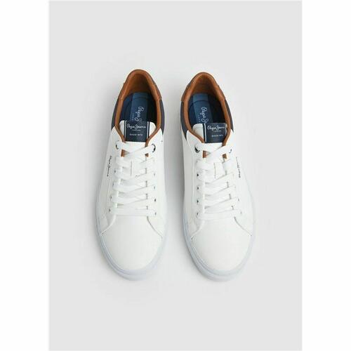 Herre sneakers Pepe Jeans Kenton Court Hvid 43