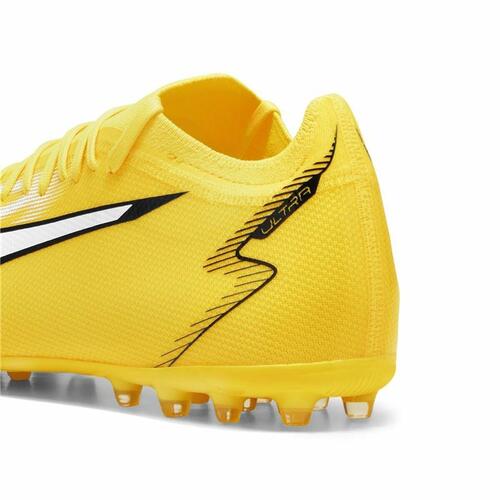 Voksen fodboldstøvler Puma Ultra Match MG Gul 43