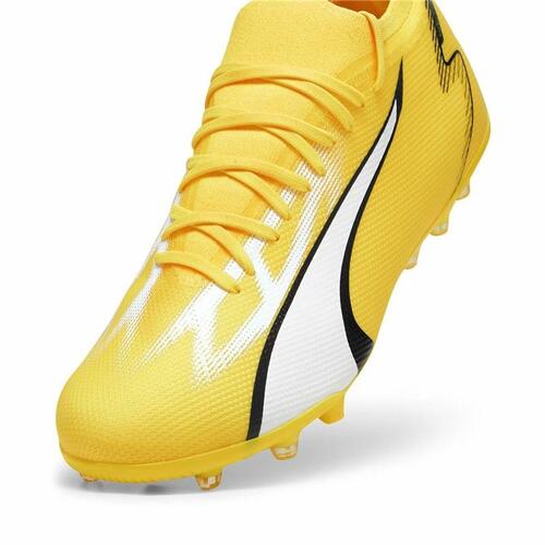 Voksen fodboldstøvler Puma Ultra Match MG Gul 44