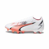 Voksen fodboldstøvler Puma Ultra Match FG/AG Hvid 43