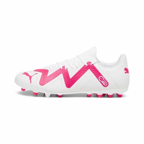 Voksen fodboldstøvler Puma Future Play MG Hvid Fuchsia 46