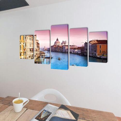 Lærredsprintsæt Venedig 200 x 100 cm