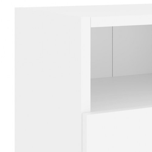 Væghængt tv-bord 60 x 30 x 30 cm - hvid