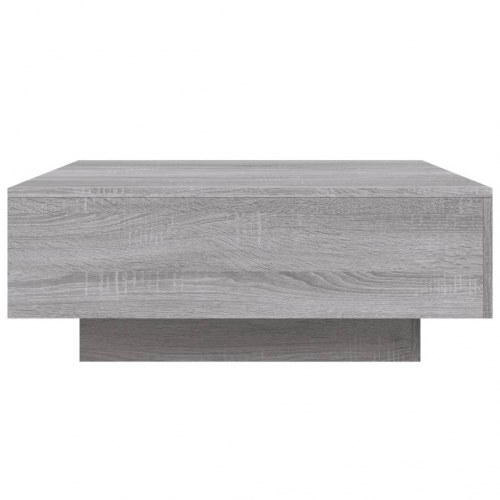 Sofabord 80 × 80 × 31 cm i konstrueret træ - grå sonoma-eg