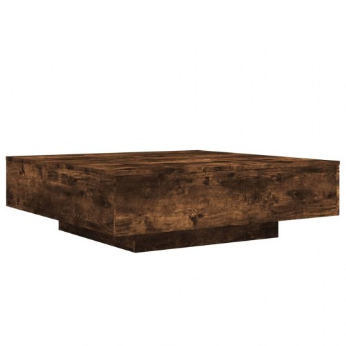 Sofabord 100 × 100 × 31 cm i konstrueret træ - røget sonoma-eg