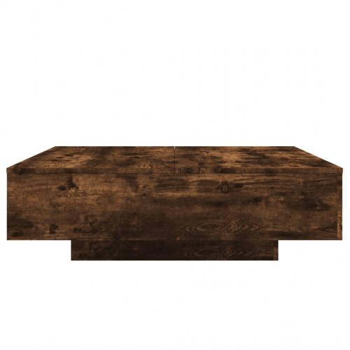 Sofabord 100 × 100 × 31 cm i konstrueret træ - røget sonoma-eg