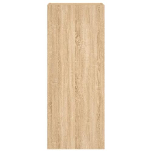 Væghængt tv-bord 40,5x30x102 cm konstrueret træ sonoma-eg