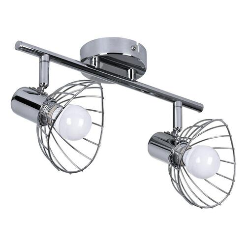 Loftslampe Activejet AJE-GIZEL 2P Sølvfarvet Metal 40 W