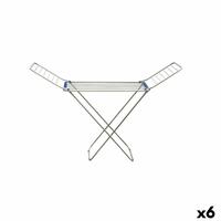 Sammenfoldeligt Tørrestativ Confortime Aluminium 132 X 55 X 4 CM (6 enheder)