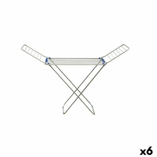 Sammenfoldeligt Tørrestativ Confortime Aluminium 132 X 55 X 4 CM (6 enheder)