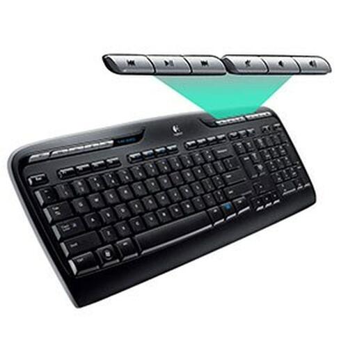 Tastatur og mus Logitech Wireless Combo MK330 Sort Qwerty US