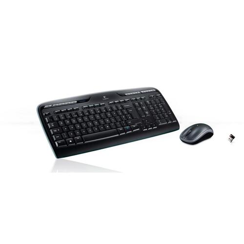 Tastatur og mus Logitech Wireless Combo MK330 Sort Qwerty US