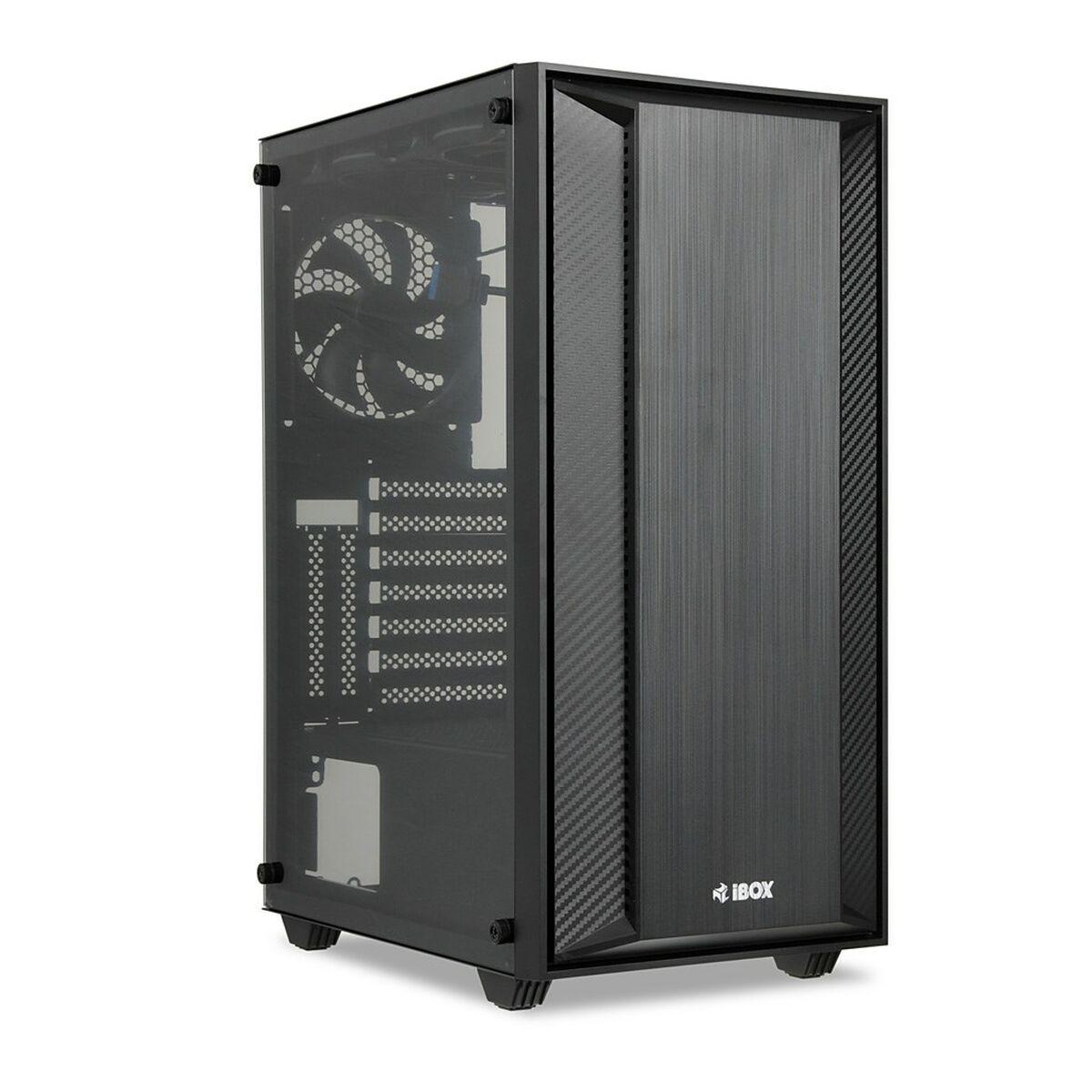 ATX Semi-tårn kasse Ibox CETUS 906 Sort