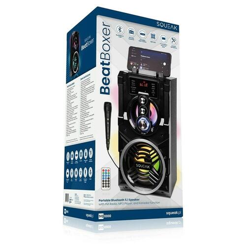 Transportable Bluetooth-højttalere SQ1000 Sort 20 W