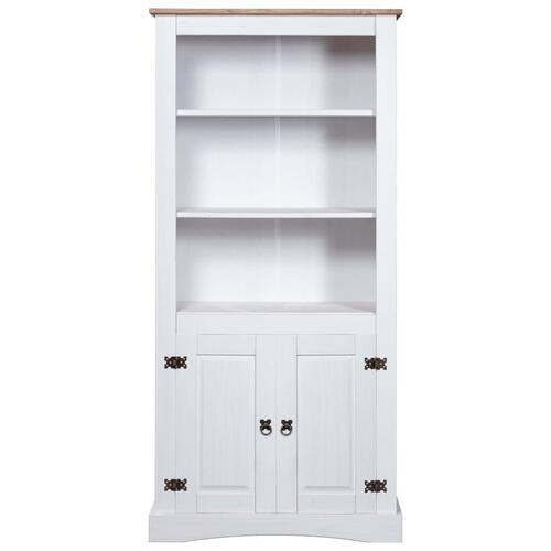 Skab Corona-serien 80x40x170 cm mexicansk fyrretræ hvid