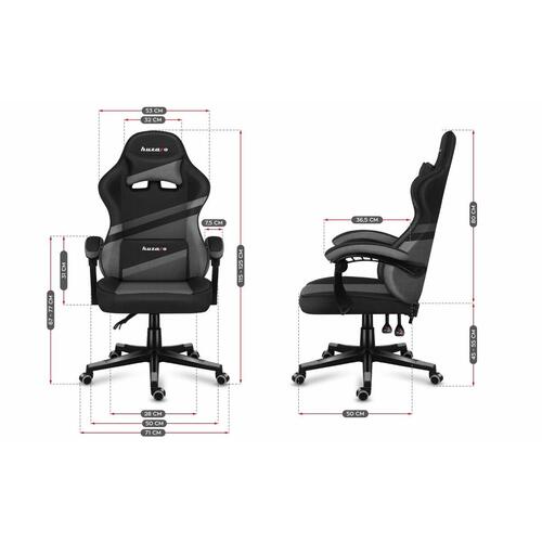 Gaming-stol Huzaro HZ-Force 4.4 Grey Mesh Grå