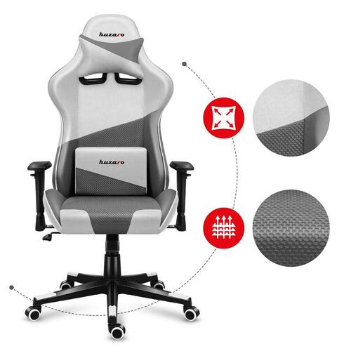Gaming-stol Huzaro Hz-Force 6.2 White Mesh Hvid