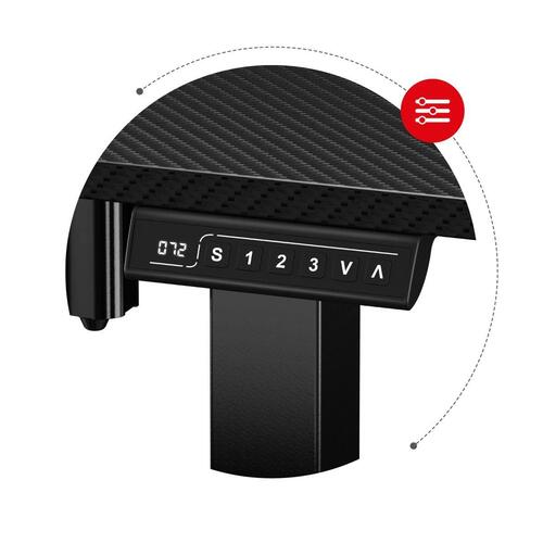 Skrivebord Huzaro HZ-Hero 8.2 Black Sort