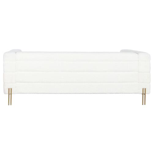 Sofa Hvid Metal 205 x 85 x 73 cm