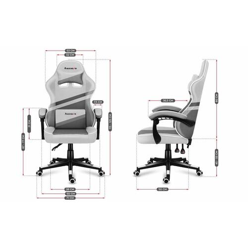Gaming-stol Huzaro HZ-Force 4.4 White Mesh Hvid