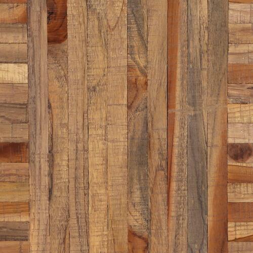 Sofabord 90x50x39 cm massivt genbrugsteak