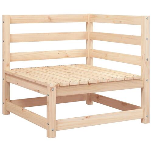 Hjørnemoduler 2 stk. til havesofa 70x70x67 cm massivt fyrretræ