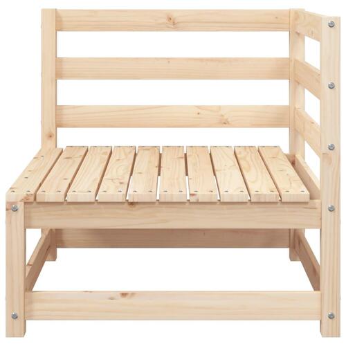 Hjørnemoduler 2 stk. til havesofa 70x70x67 cm massivt fyrretræ