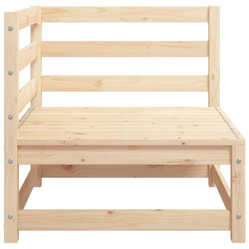 Hjørnemoduler 2 stk. til havesofa 70x70x67 cm massivt fyrretræ