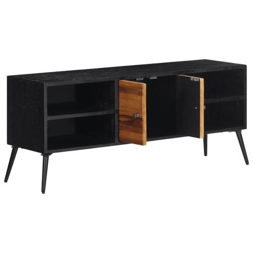 Tv-bord 112x31x45 cm massivt genbrugsteak