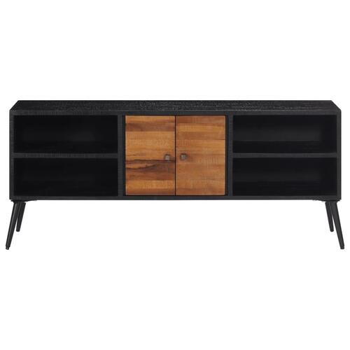 Tv-bord 112x31x45 cm massivt genbrugsteak
