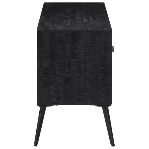 Tv-bord 112x31x45 cm massivt genbrugsteak
