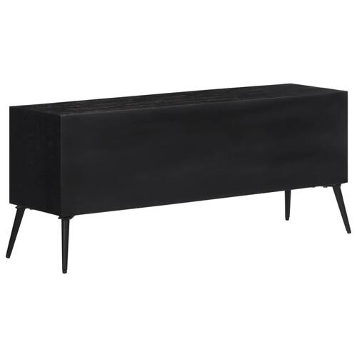 Tv-bord 112x31x45 cm massivt genbrugsteak
