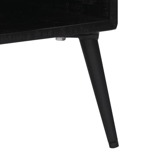 Tv-bord 112x31x45 cm massivt genbrugsteak