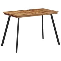 Spisebord 120x62x76 cm massivt teaktræ