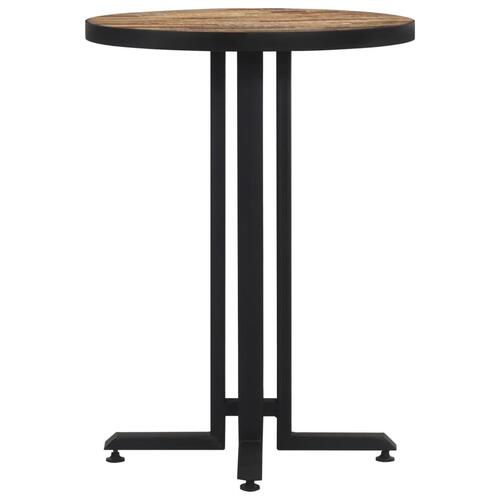 Bistrobord Ø55x76 cm rund massivt genbrugsteak