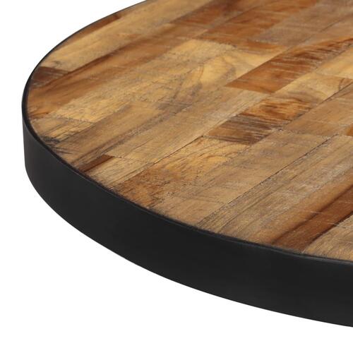 Bistrobord Ø55x76 cm rund massivt genbrugsteak