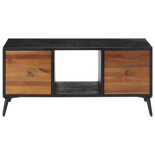Sofabord 90x50x41 cm massivt genbrugsteak