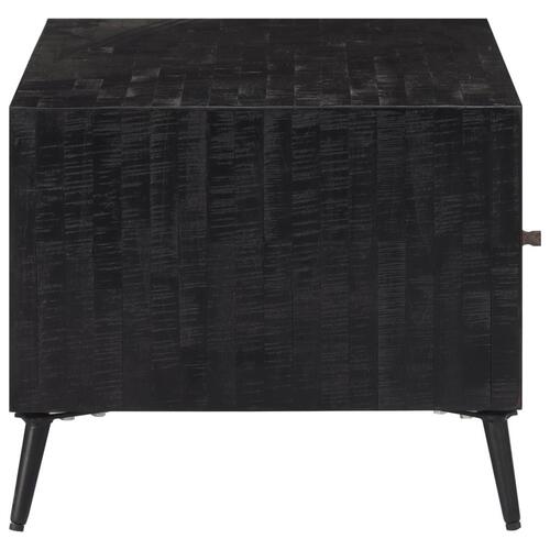 Sofabord 90x50x41 cm massivt genbrugsteak