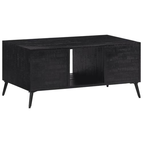 Sofabord 90x50x41 cm massivt genbrugsteak