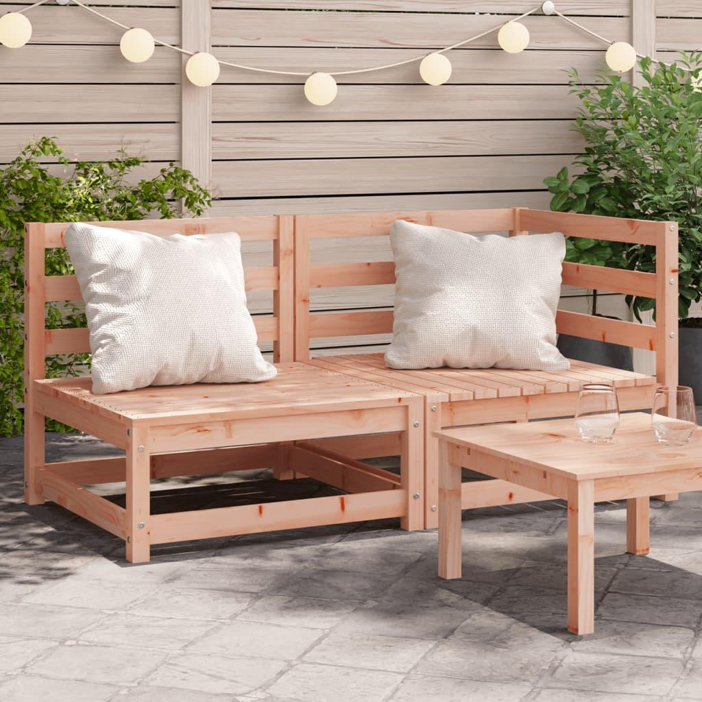 2-personers havesofa massivt douglasgran