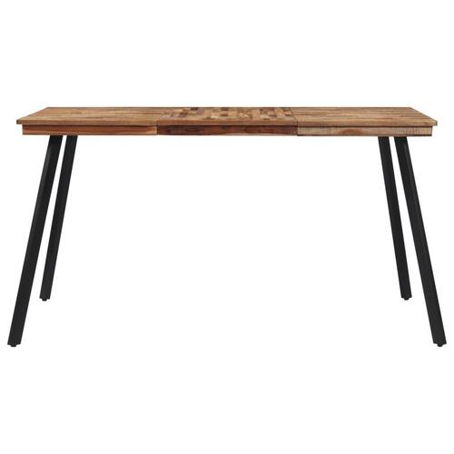 Spisebord 148x97x76 cm massivt teaktræ