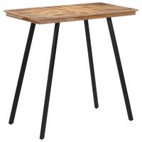 Barbord 110x55x105 cm massivt teaktræ