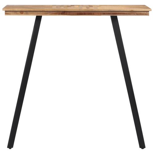 Barbord 110x55x105 cm massivt teaktræ