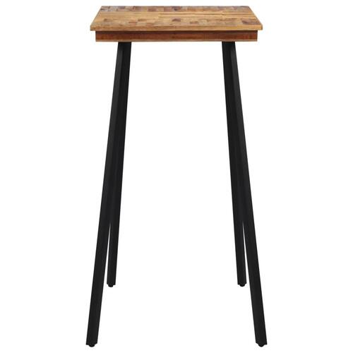 Barbord 110x55x105 cm massivt teaktræ
