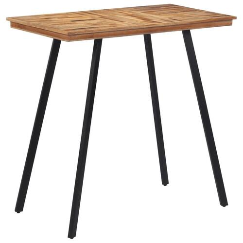 Barbord 110x55x105 cm massivt teaktræ